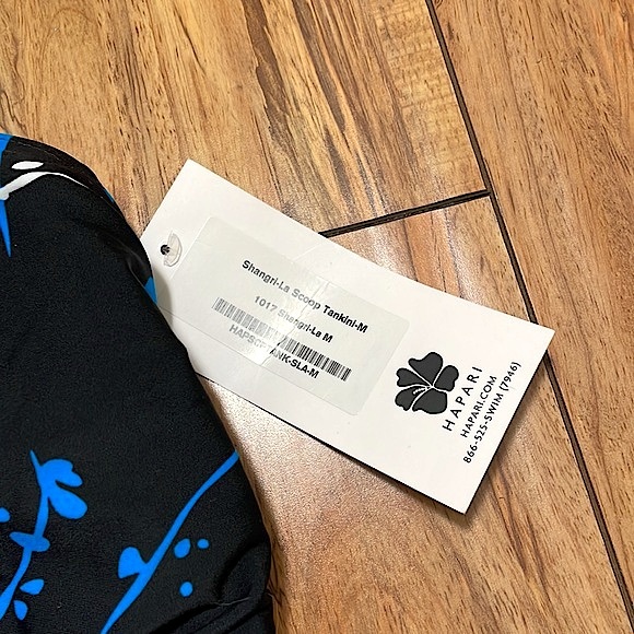 NWT Hapari Shangri-La Scoop Tankini Top - Picture 4 of 4